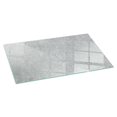 Protector suelo para estufa de leña rectangular Textura de hormigón crudo