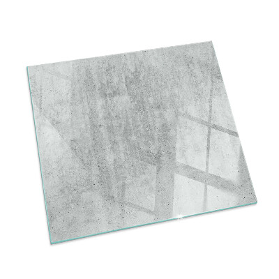 Protector de suelo para estufa rectangular Textura de hormigón crudo