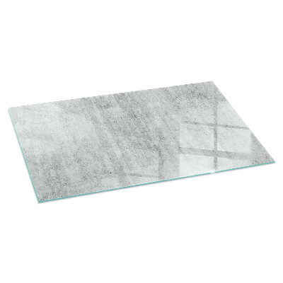 Protector de suelo para estufa rectangular Textura de hormigón crudo