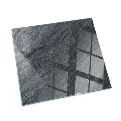 Protector suelo para estufa de leña rectangular Textura de la superficie de la piedra
