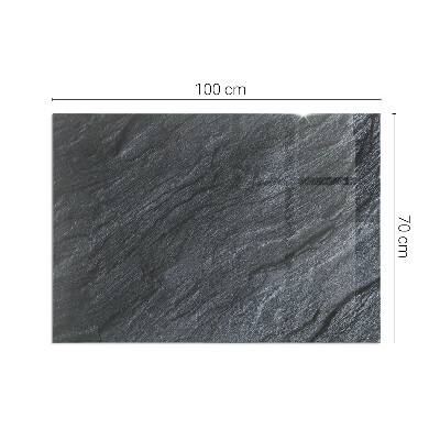 Protector suelo para estufa de leña rectangular Textura de la superficie de la piedra