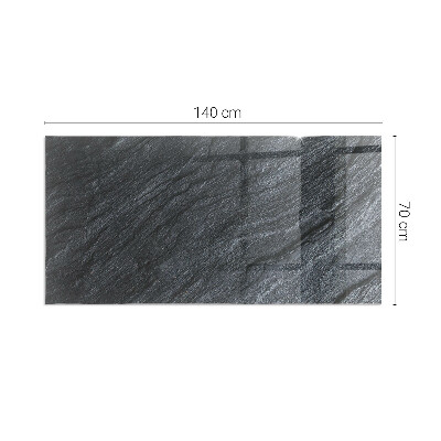 Protector suelo para estufa de leña rectangular Textura de la superficie de la piedra