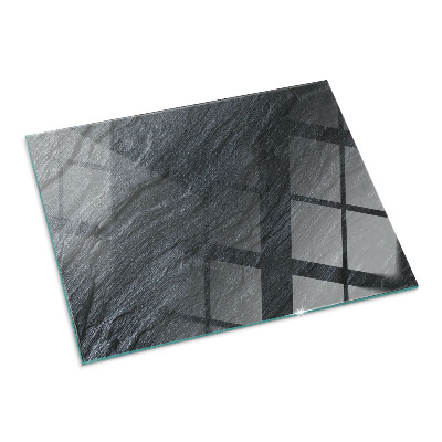 Protector suelo para estufa de leña rectangular Textura de la superficie de la piedra