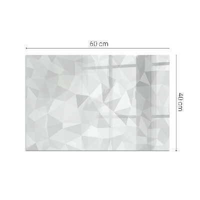 Protector de suelo para estufa rectangular Patrón geométrico abstracto