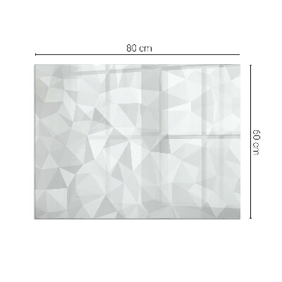 Protector de suelo para estufa rectangular Patrón geométrico abstracto