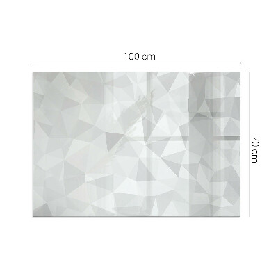 Protector de suelo para estufa rectangular Patrón geométrico abstracto