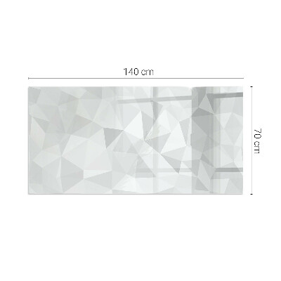 Protector de suelo para estufa rectangular Patrón geométrico abstracto