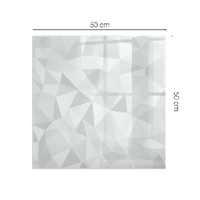 Protector de suelo para estufa rectangular Patrón geométrico abstracto