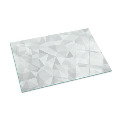Protector de suelo para estufa rectangular Patrón geométrico abstracto