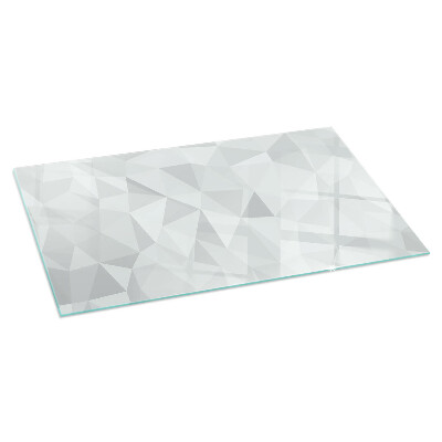 Protector de suelo para estufa rectangular Patrón geométrico abstracto