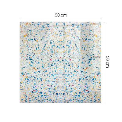 Protector de suelo para estufa rectangular Patrón de textura abstracta