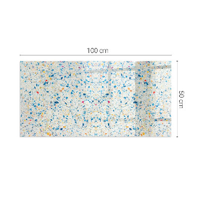 Protector de suelo para estufa rectangular Patrón de textura abstracta