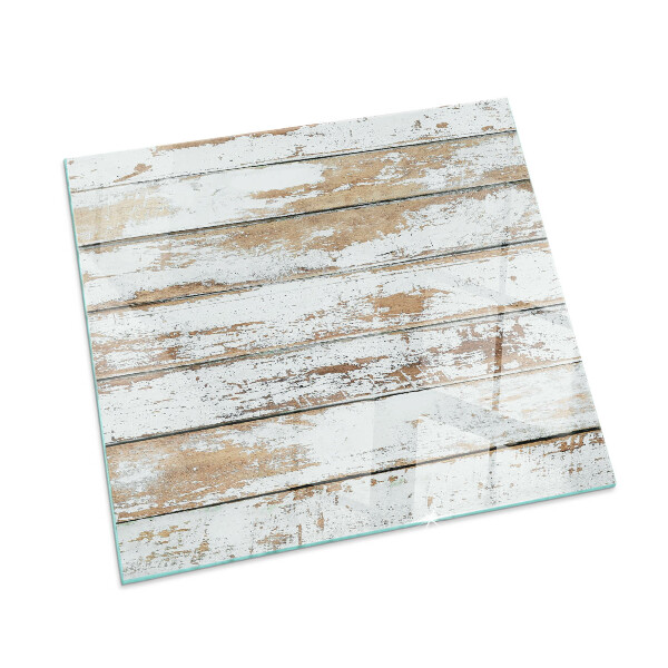 Protector suelo para estufa de leña rectangular Tabla de madera dañada