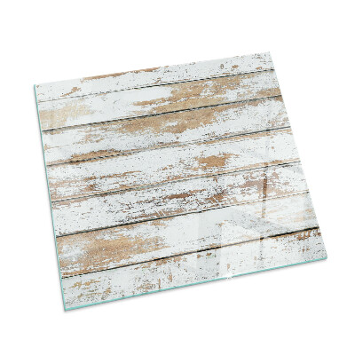 Protector suelo para estufa de leña rectangular Tabla de madera dañada