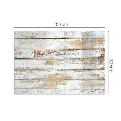 Protector suelo para estufa de leña rectangular Tabla de madera dañada