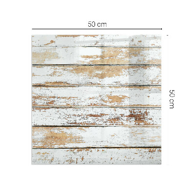 Protector suelo para estufa de leña rectangular Tabla de madera dañada