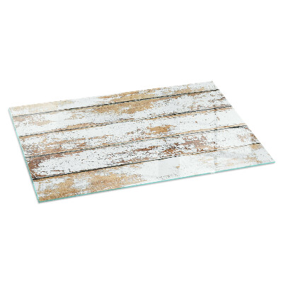 Protector suelo para estufa de leña rectangular Tabla de madera dañada