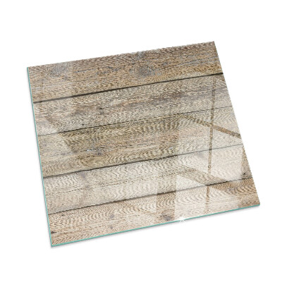 Protector suelo para estufa de leña rectangular Tablones de madera natural