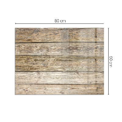Protector suelo para estufa de leña rectangular Tablones de madera natural