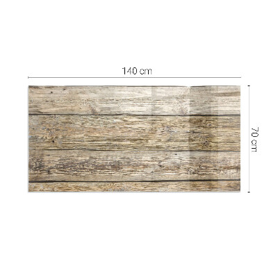 Protector suelo para estufa de leña rectangular Tablones de madera natural