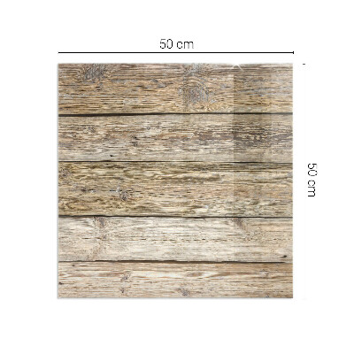 Protector suelo para estufa de leña rectangular Tablones de madera natural