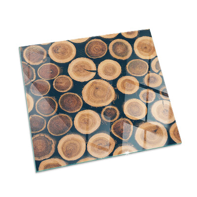 Protector de suelo para estufa rectangular Caja con madera cortada