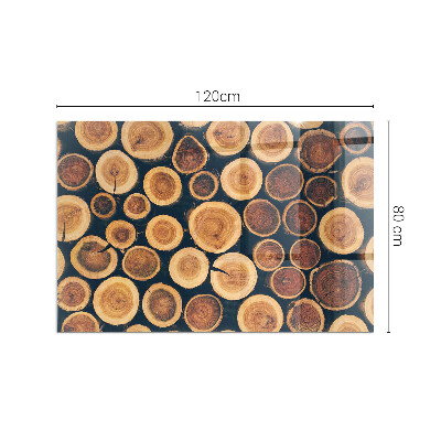 Protector de suelo para estufa rectangular Caja con madera cortada