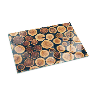 Protector de suelo para estufa rectangular Caja con madera cortada