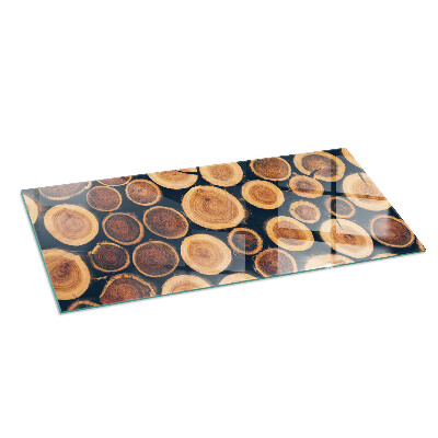 Protector de suelo para estufa rectangular Caja con madera cortada