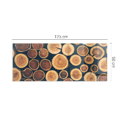 Protector de suelo para estufa rectangular Caja con madera cortada