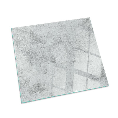 Protector suelo para estufa de leña rectangular Textura de hormigón crudo