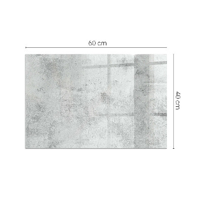 Protector suelo para estufa de leña rectangular Textura de hormigón crudo