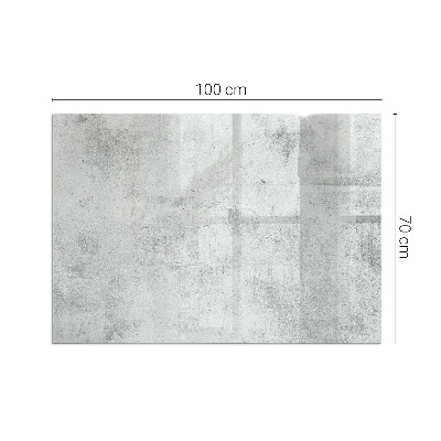 Protector suelo para estufa de leña rectangular Textura de hormigón crudo