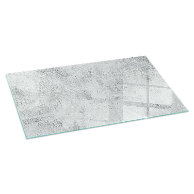 Protector suelo para estufa de leña rectangular Textura de hormigón crudo