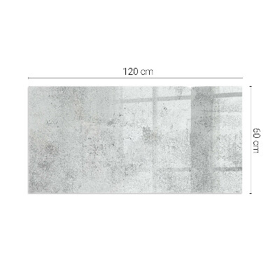 Protector suelo para estufa de leña rectangular Textura de hormigón crudo