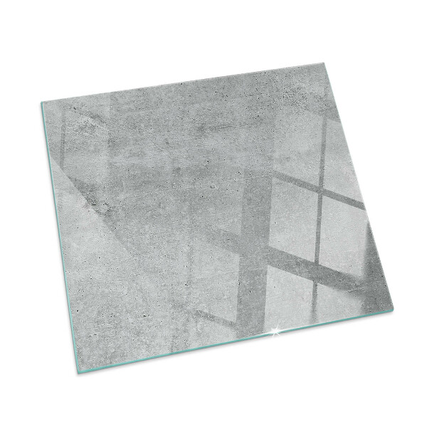 Protector de suelo para estufa rectangular Textura de hormigón crudo