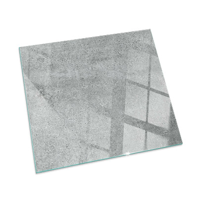 Protector de suelo para estufa rectangular Textura de hormigón crudo