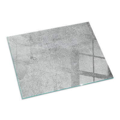 Protector de suelo para estufa rectangular Textura de hormigón crudo