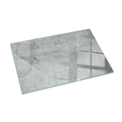 Protector de suelo para estufa rectangular Textura de hormigón crudo