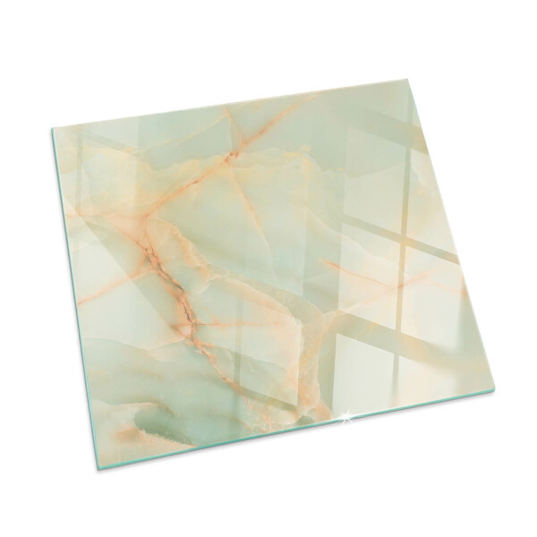 Protector de suelo para estufa rectangular Patrón de mármol abstracto