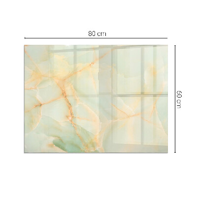 Protector de suelo para estufa rectangular Patrón de mármol abstracto