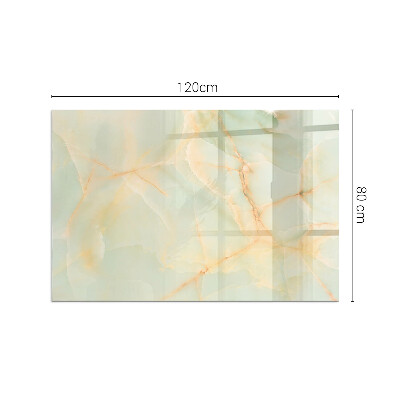 Protector de suelo para estufa rectangular Patrón de mármol abstracto