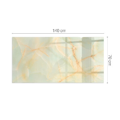 Protector de suelo para estufa rectangular Patrón de mármol abstracto