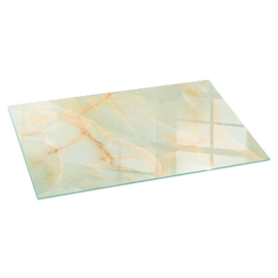 Protector de suelo para estufa rectangular Patrón de mármol abstracto