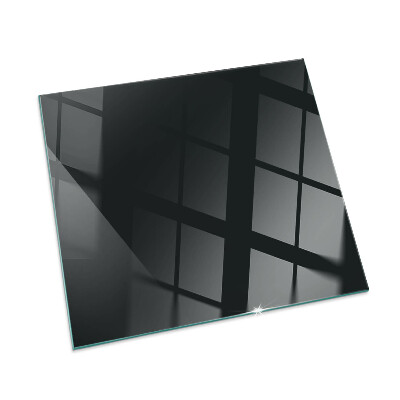 Protector suelo para estufa de leña rectangular Color grafito oscuro