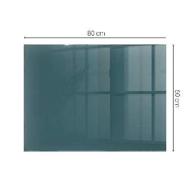 Protector de suelo para estufa rectangular Color del mar