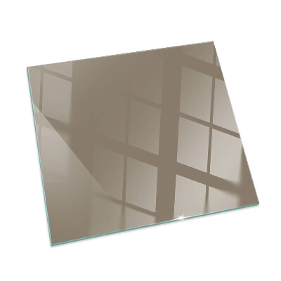 Protector de suelo para estufa rectangular Color marrón