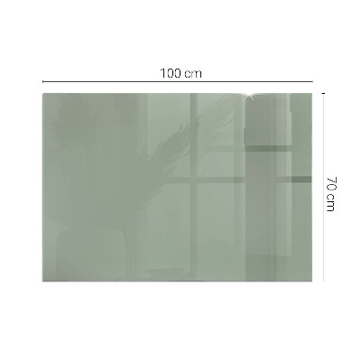 Protector suelo para estufa de leña rectangular Color gris verdoso