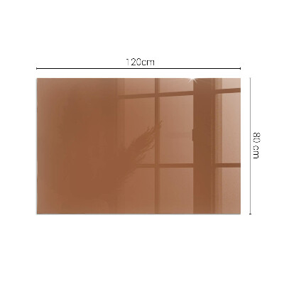 Protector de suelo para estufa rectangular Color marrón