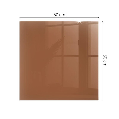 Protector de suelo para estufa rectangular Color marrón